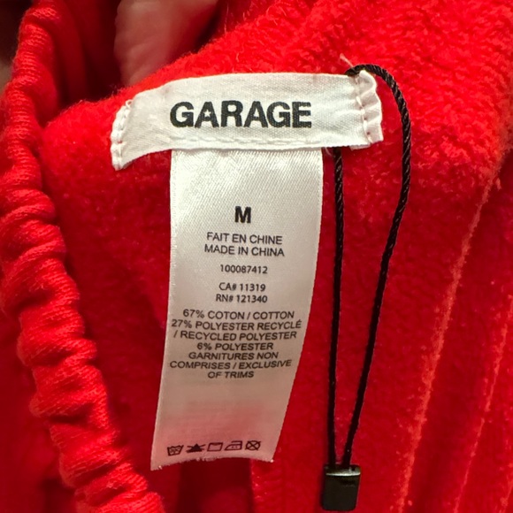 Garage Vibrant Red Women's Track Pants - Picture 3 of 3